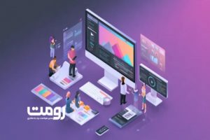 طراحی سایت مدرن و تعاملی با تیم متخصص | تصویر مفهومی از فرآیند طراحی وب و رابط کاربری